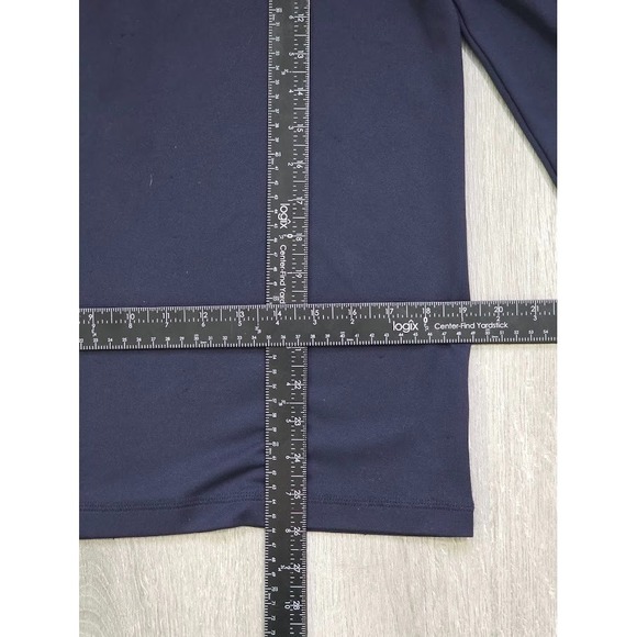 Chicago Bears Majestic Cool Base 1/4 Zip Pullover Men's M Navy NFL Jacket - Picture 8 of 8